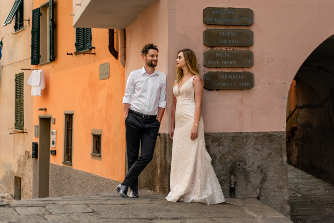 Wedding photo session in Riomaggiore