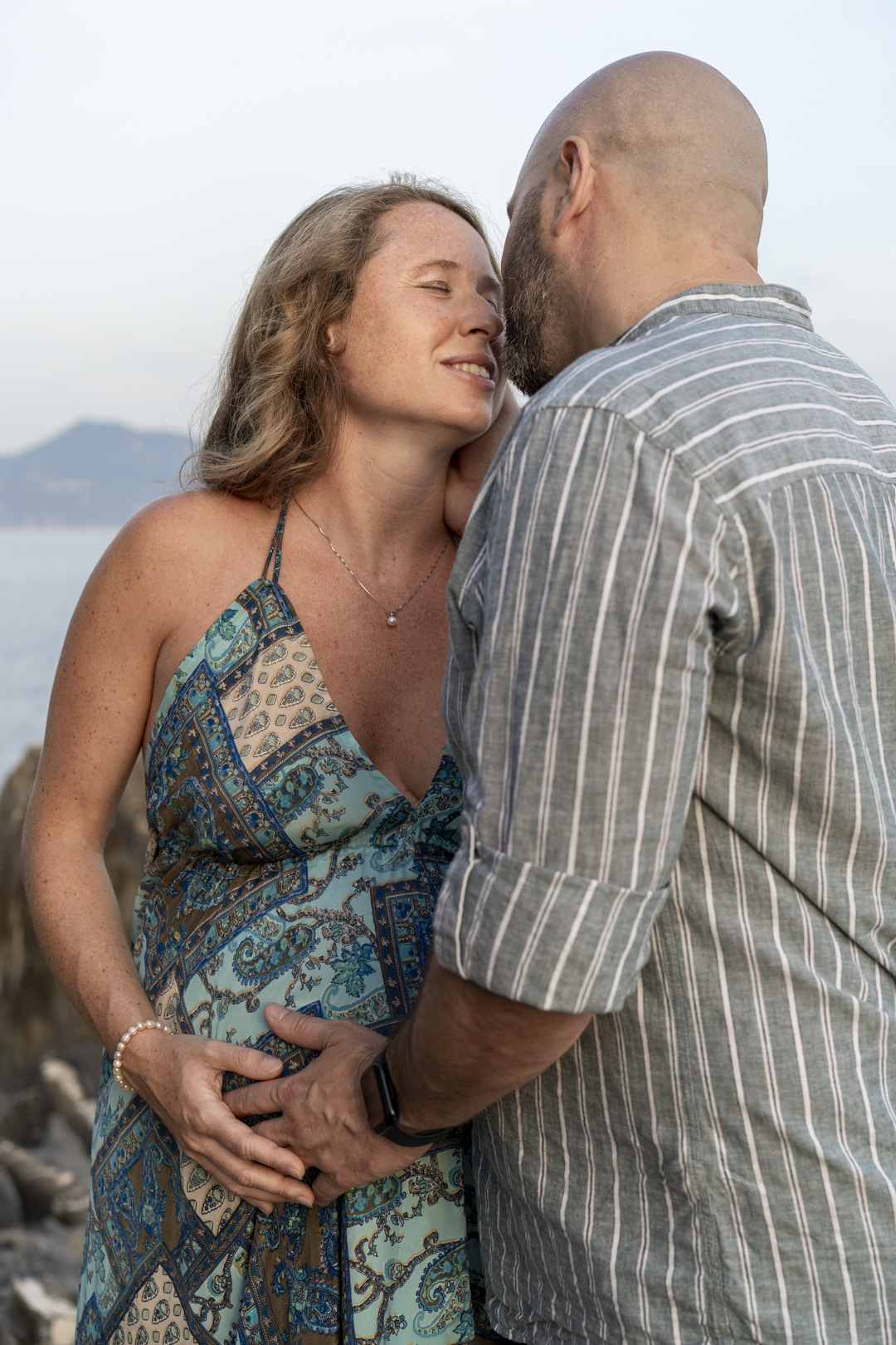 maternity photoshoot Nervi / sesja ciążowa we Włoszech / servizio fotografico
