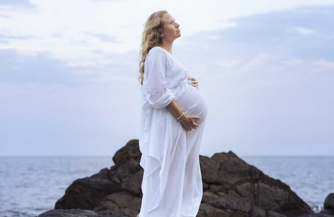 maternity photoshoot Nervi / sesja ciążowa we Włoszech / servizio fotografico