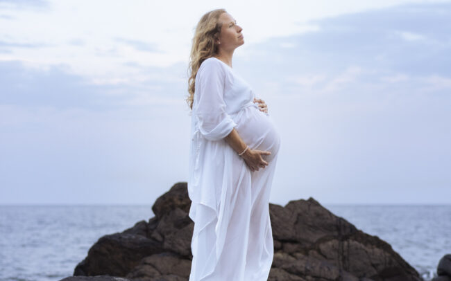 maternity photoshoot Nervi / sesja ciążowa we Włoszech / servizio fotografico